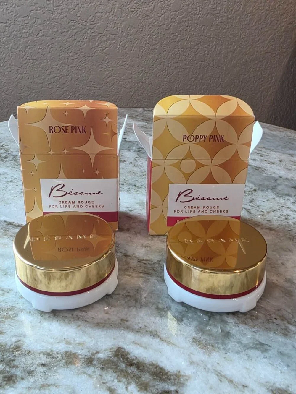 Bésame Cream Rouge Duo | Rose Pink 1959 & Poppy Pink 1967 NEW